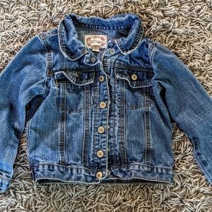 Old Navy girls size 5 jean jacket denim